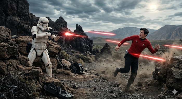 Storm Trooper vs Red Shirt